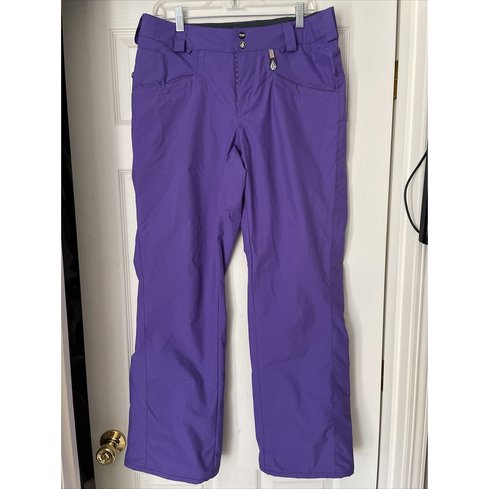 Volcom Snow Pants Adult M Purple Nimbus Ski Snowboard Womens